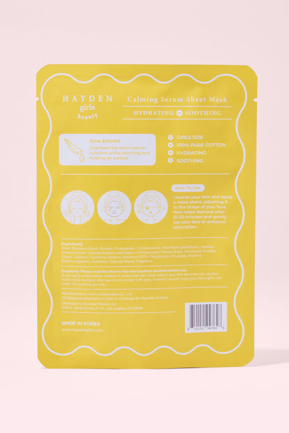 Calming Serum Sheet Mask Set (5pk)